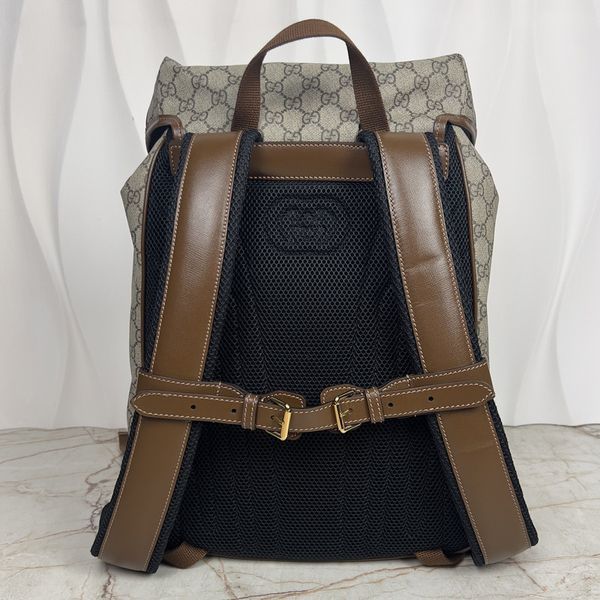 Backpack Ebony GG Supreme Canvas