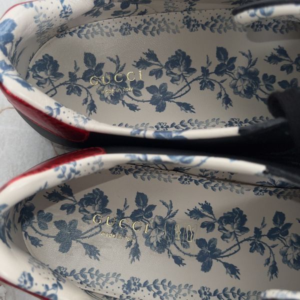 Gucci x Sega Ace Ayers Web Guccy кросівки чорні шкіряні принтовані 2158 фото