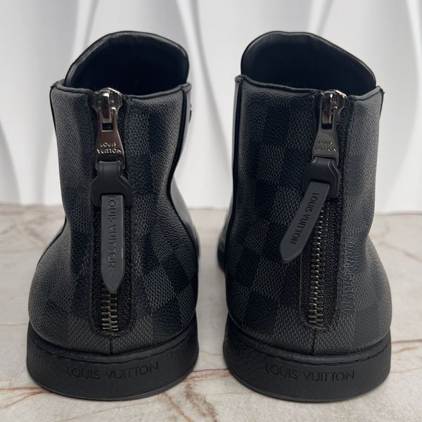 Line Up Sneakers Damier Black Leather