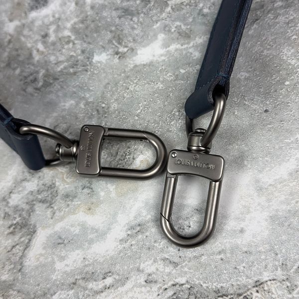 Porte Document Damier сумка синя шкіряна LV02 фото