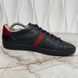 Gucci x Sega Ace Ayers Web Guccy кросівки чорні шкіряні принтовані 2158 фото 5