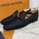 Chain Damier Loafer Black Satin