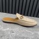 Princetown Mule Beige Raffia Snakeskin Leather