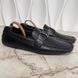 Monte Carlo Driving Moccasins Black Leather