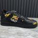 LV & Nigo collaboration Trainer Tiger кросівки чорні шкіряні 3168 фото 2