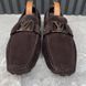 Monte Carlo Moccasins Fur Brown Suede