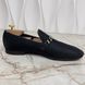 Chain Damier Loafer Black Satin