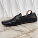 Monte Carlo Driving Moccasins Black Leather