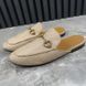 Princetown Mule Beige Raffia Snakeskin Leather