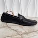Monte Carlo Driving Moccasins Black Leather