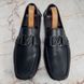 Monte Carlo Driving Moccasins Black Leather