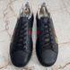 Gucci x Sega Ace Ayers Web Guccy кросівки чорні шкіряні принтовані 2158 фото 8