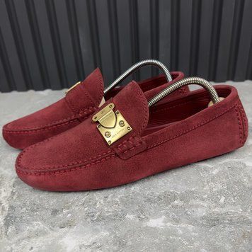Racetrack Driving Moccasin Red Suede