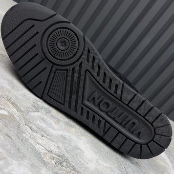 Louis Vuitton Trainer Sneakers Black Suede