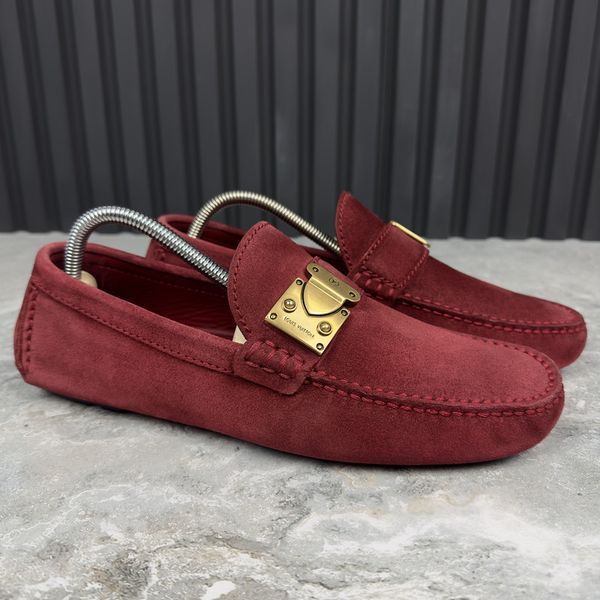 Racetrack Driving Moccasin Red Suede