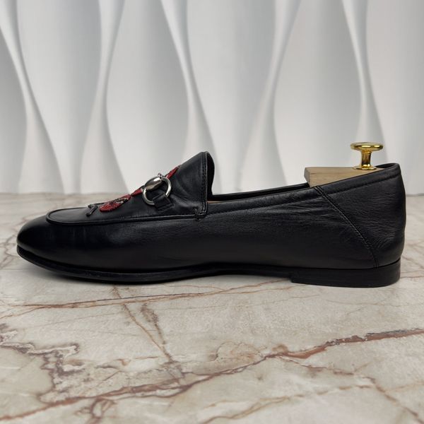 Brixton Horsebit Kingsnake Loafers Black Leather