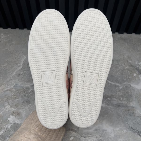 Frontrow Sneakers Damier Azur Tahitienne Bora Bora Canvas Rose Ballerine