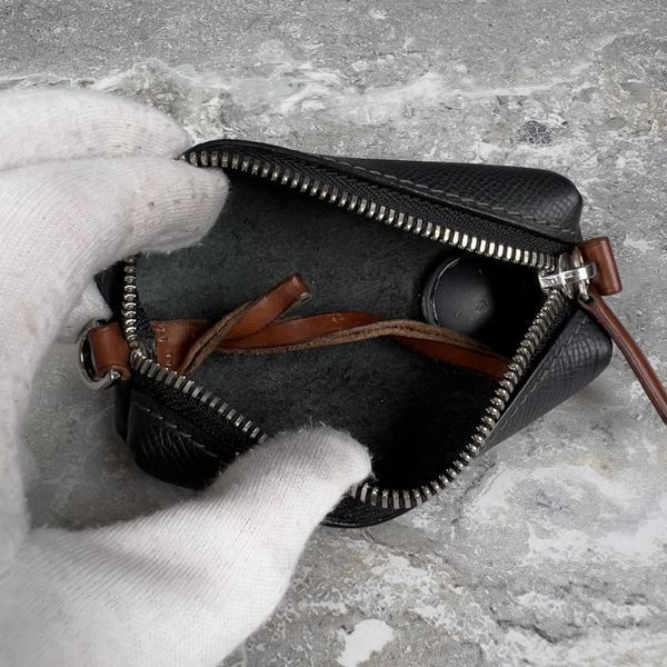 PM Flaneur Crossbody Messenger Leather Signature Canvas With Handmade Keyholder