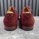 Cardiff Dress Shoes Brogue Perforated Cap Toe Red Suede