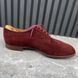 Cardiff Dress Shoes Brogue Perforated Cap Toe Red Suede