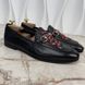 Brixton Horsebit Kingsnake Loafers Black Leather