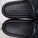 Waterfront Mule Monogram Slide Black