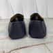 Marmont GG Web Driving Moccasin Blue Leather