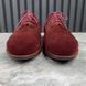 Cardiff Dress Shoes Brogue Perforated Cap Toe Red Suede