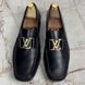 Montaigne Logo LV Loafers Black Leather