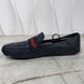Marmont GG Web Driving Moccasin Blue Leather