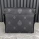PM Flaneur Crossbody Messenger Leather Signature Canvas With Handmade Keyholder