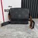 PM Flaneur Crossbody Messenger Leather Signature Canvas With Handmade Keyholder