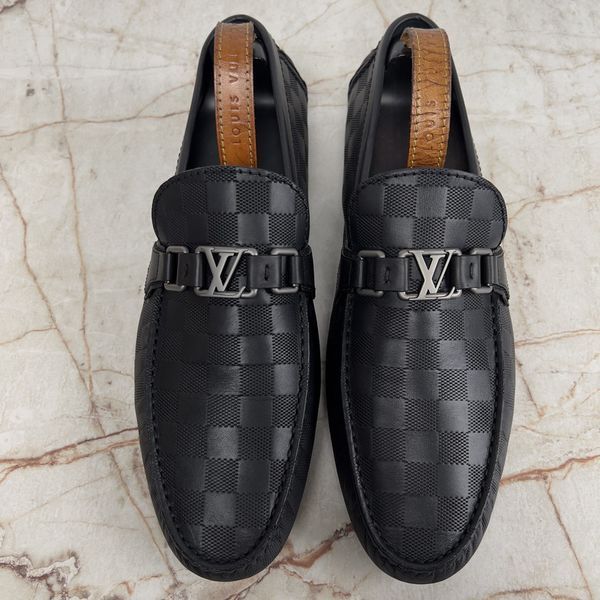 Hockenheim Moccasins Damier Infini Black Leather
