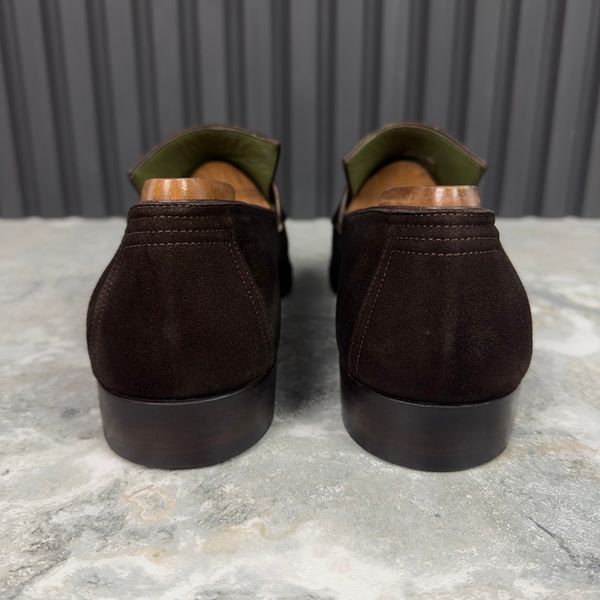 BERLUTI Andy Suede Brown Loafers