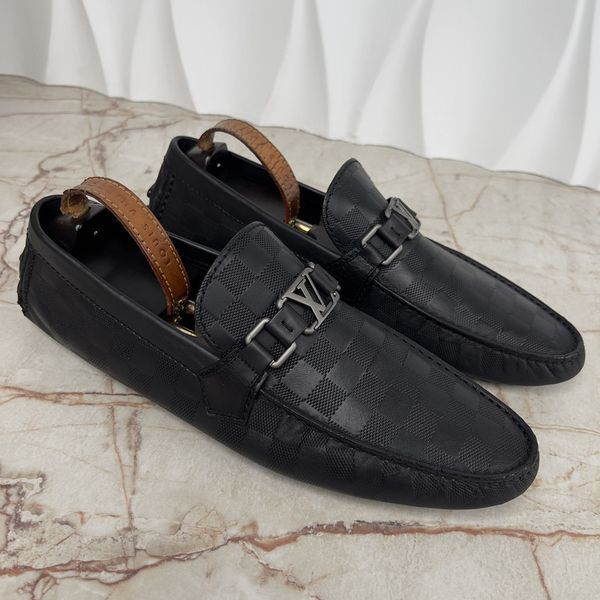 Hockenheim Moccasins Damier Infini Black Leather