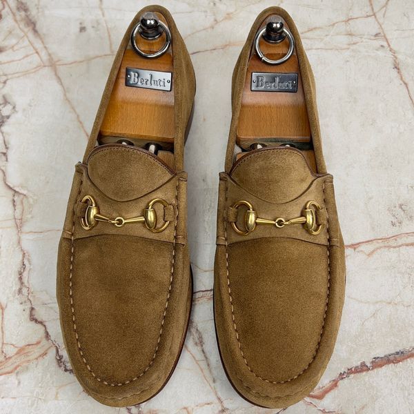 1953 Horsebit Penny Loafers Brown Suede
