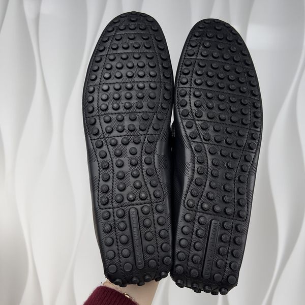 Hockenheim Moccasins Damier Infini Black Leather