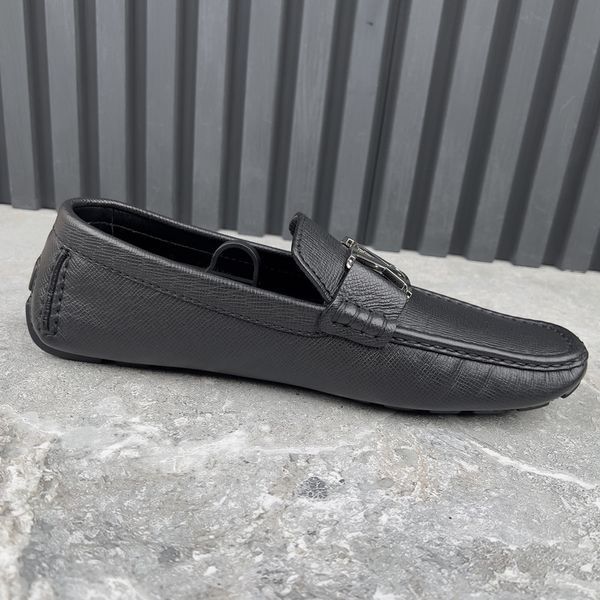 Monte Carlo LV Moccasins Gray Taiga Leather