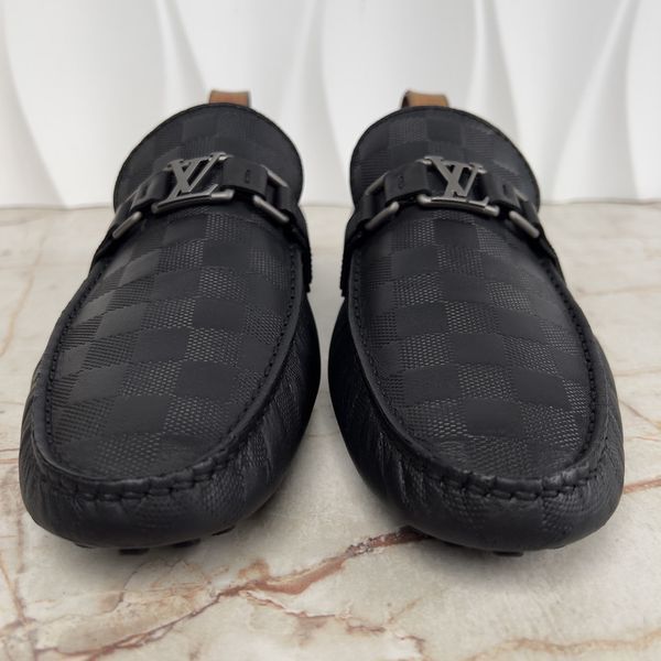 Hockenheim Moccasins Damier Infini Black Leather