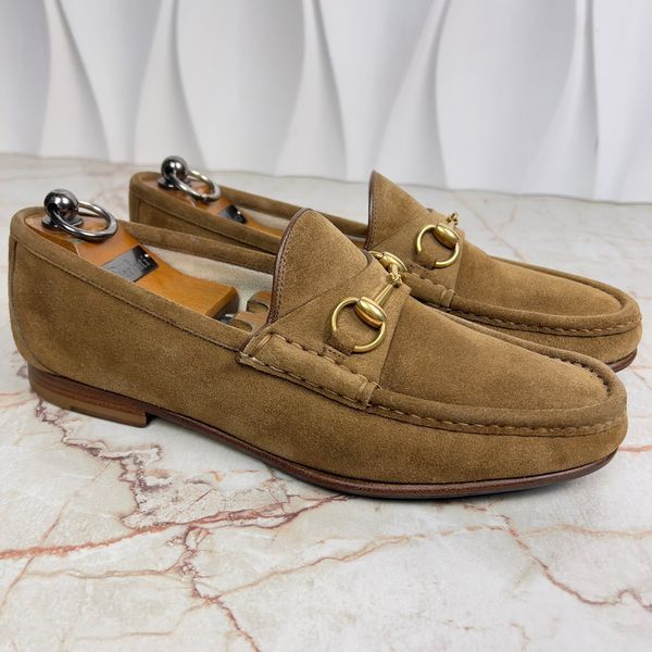 1953 Horsebit Penny Loafers Brown Suede