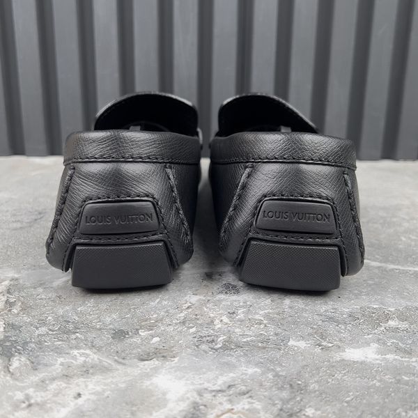 Monte Carlo LV Moccasins Gray Taiga Leather