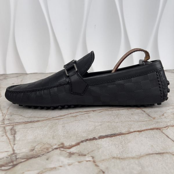 Hockenheim Moccasins Damier Infini Black Leather