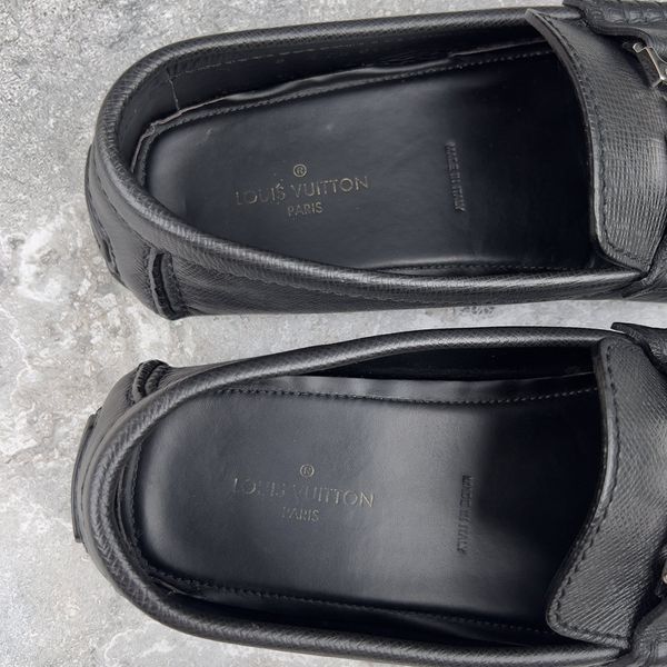Monte Carlo LV Moccasins Gray Taiga Leather