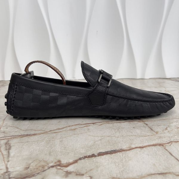 Hockenheim Moccasins Damier Infini Black Leather