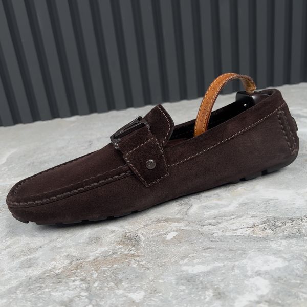 Monte Carlo Moccasins Brown Suede