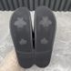 River Horsebit Bees Stars Embroidered Mules Black Leather