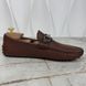 Web Horsebit Driving Moccasin Brown Grain Leather
