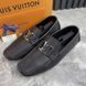Monte Carlo LV Moccasins Gray Taiga Leather