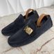 Louis Vuitton Racetrack Driving Moccasin Navy Blue Suede