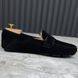 Marmont Double GG Driving Moccasin Black Suede